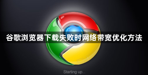 谷歌浏览器下载失败时网络带宽优化方法1