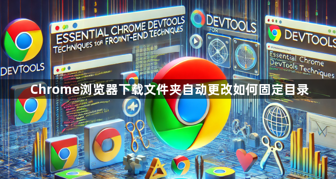 Chrome浏览器下载文件夹自动更改如何固定目录1
