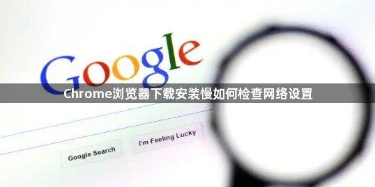 Chrome浏览器下载安装慢如何检查网络设置1