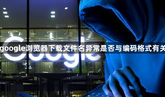 google浏览器下载文件名异常是否与编码格式有关1